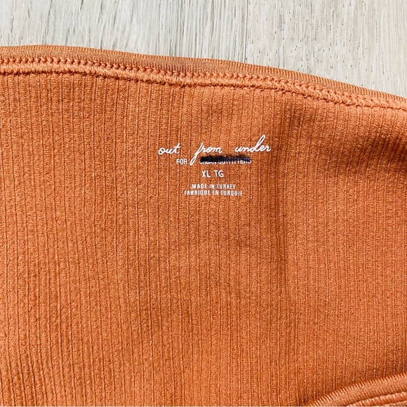 Urban Outfitters Pullover Bralette Orange Sz XL - Picture 5 of 6